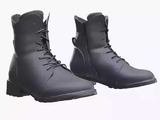 Boots 111 - All MH Bodies - UE5 Skeletons - Rigged Low-poly 3D model