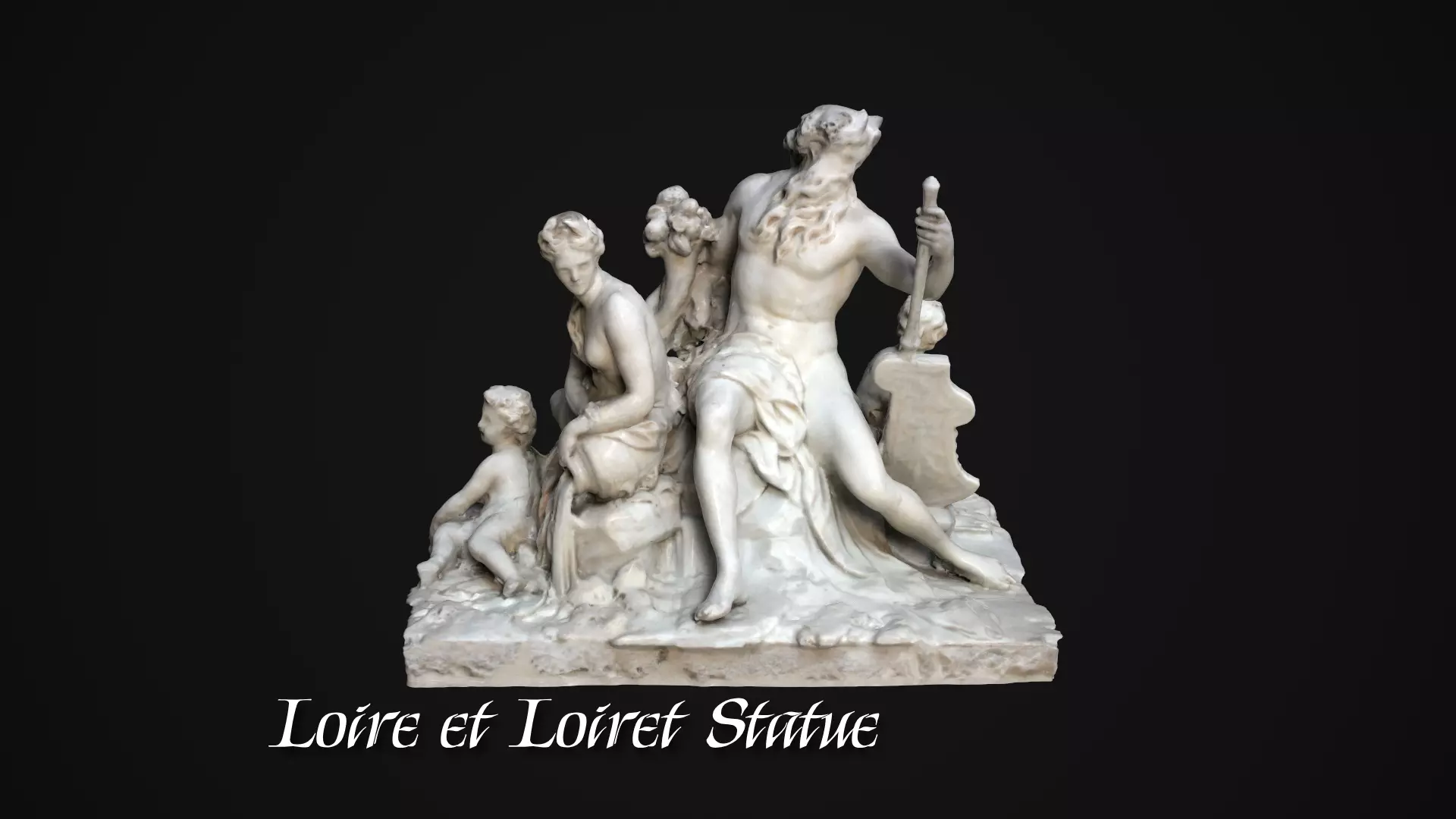 Loire et Loiret Low-poly 3D model_0