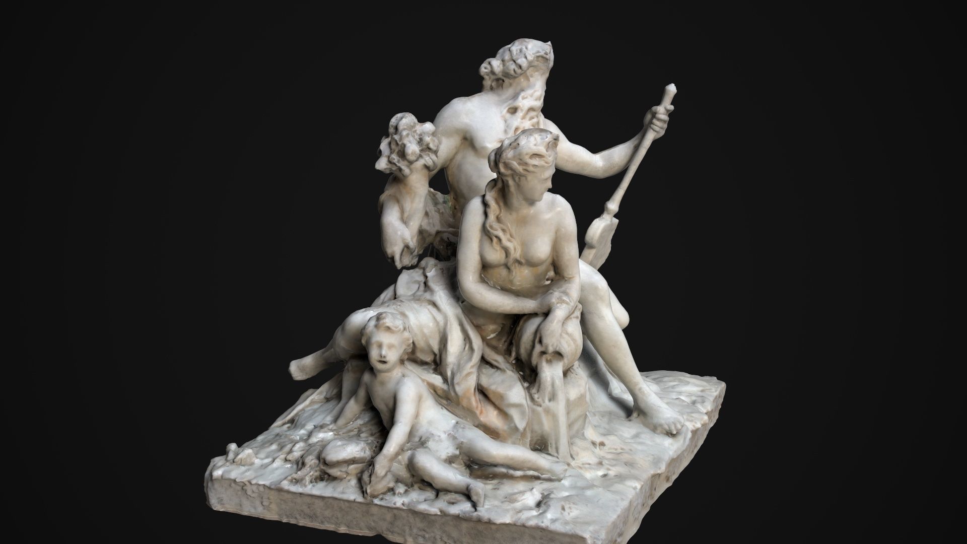 Loire et Loiret Low-poly 3D model_4