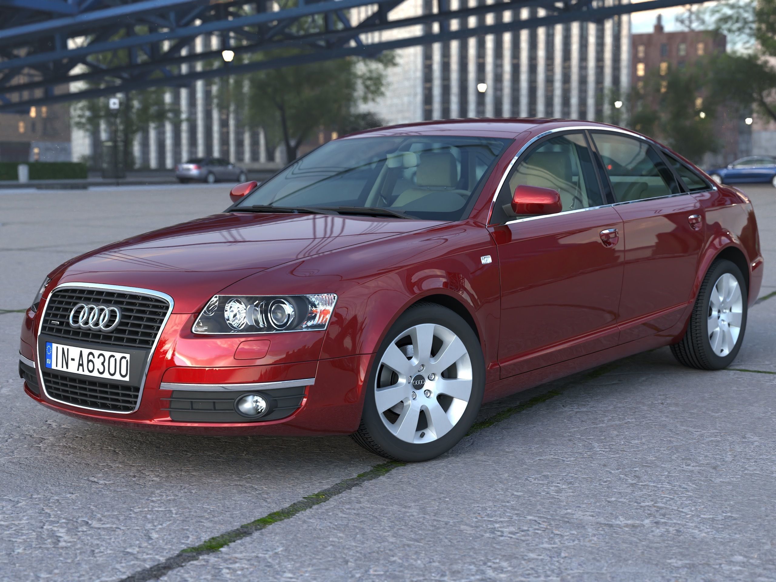 Audi A6 2006 3D model_5