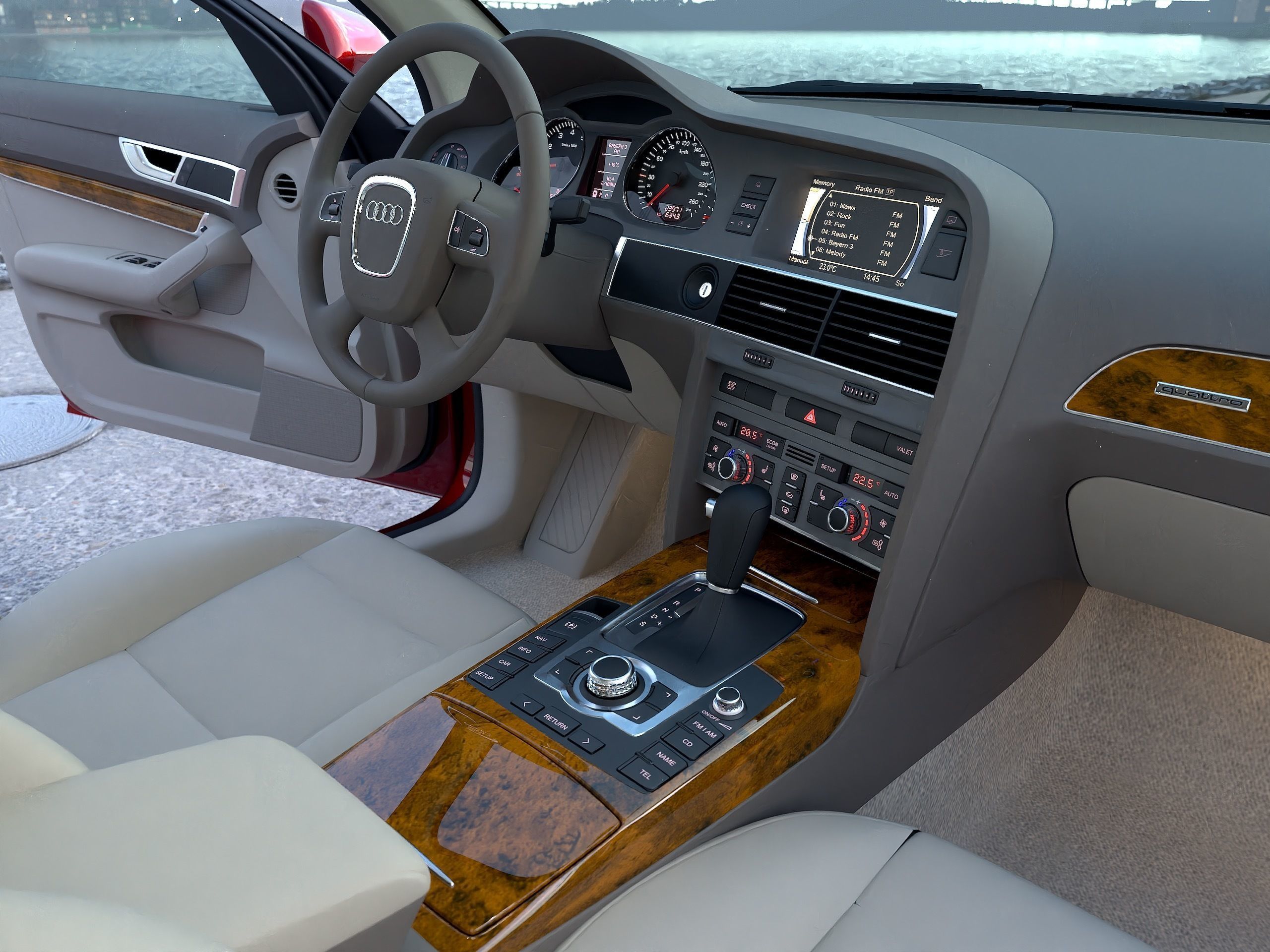 Audi A6 2006 3D model_9