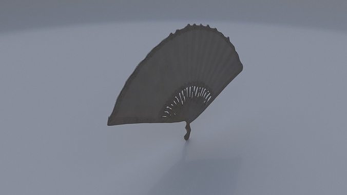 Pearl-Handled Fan 3D model