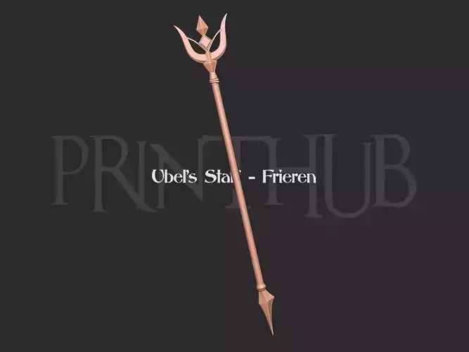 Ubel Staff  Frieren Beyond Journey End for cosplay 3D print model