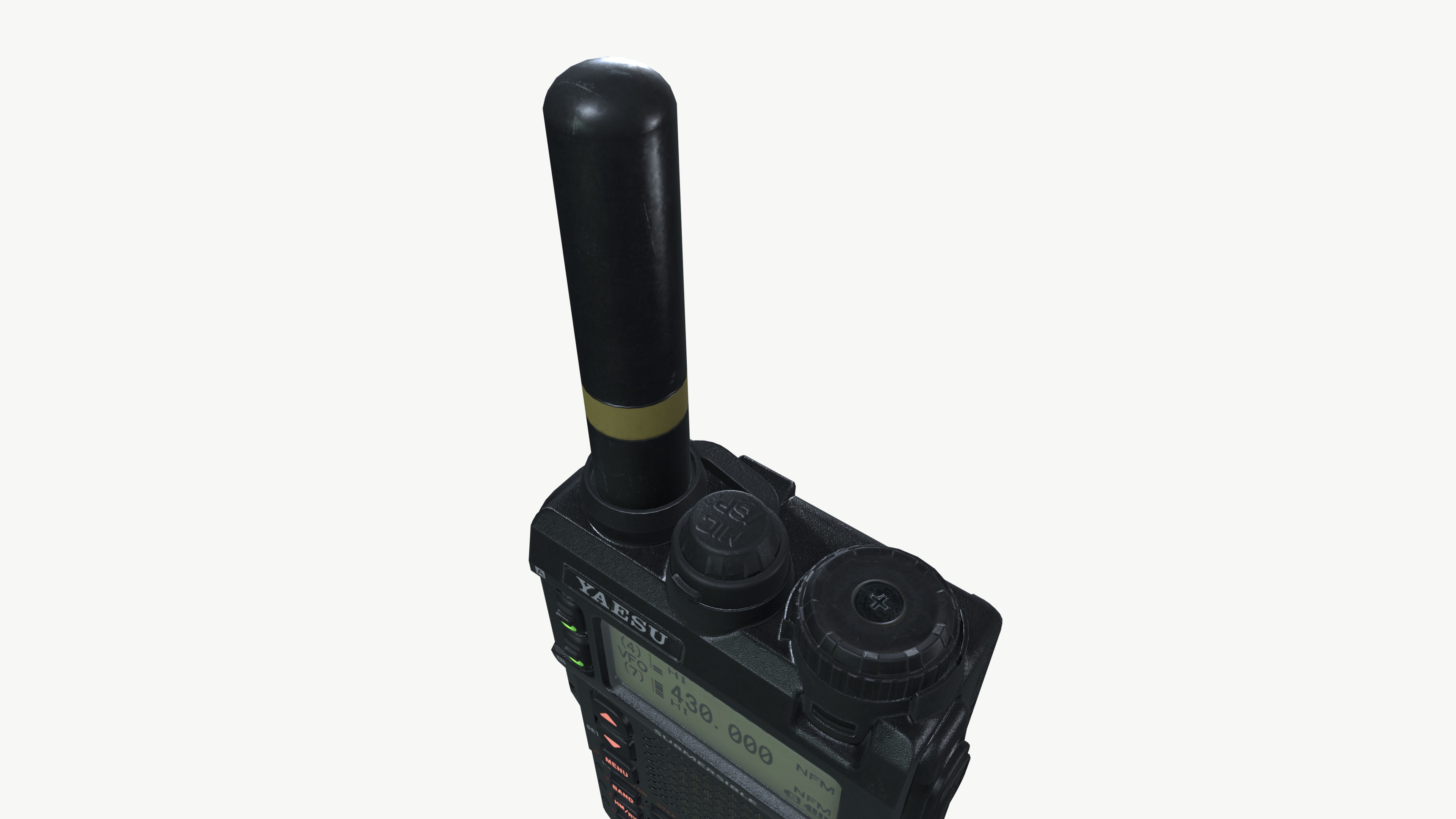 Radio yaesu 3D model_4
