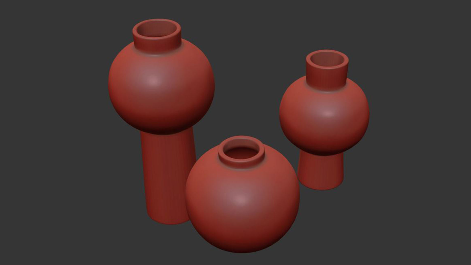 Wabi Sabi Vase Collection 3D model_6