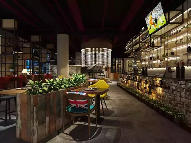 restaurant interior scenes