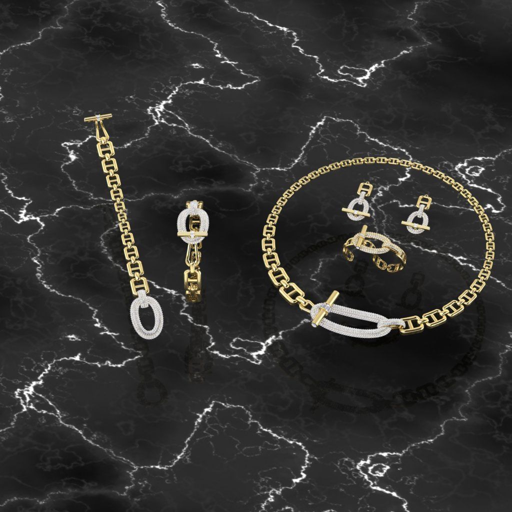 jewelery full set 3D print model_3