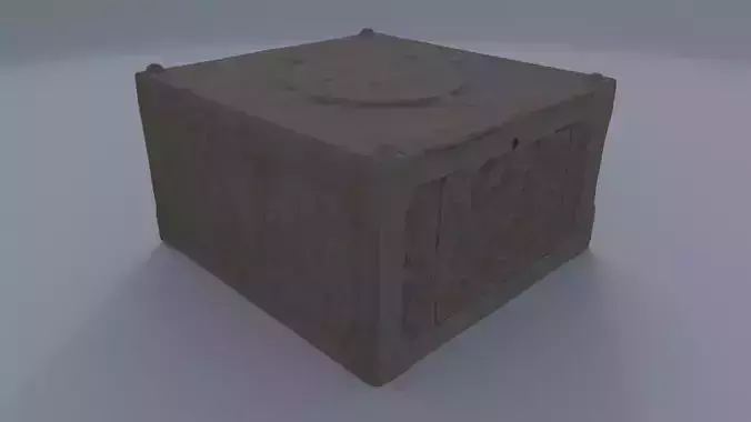 Wrought Iron Puzzle Box 3D model
