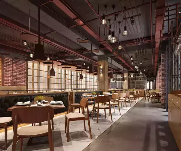 restaurant interior scenes