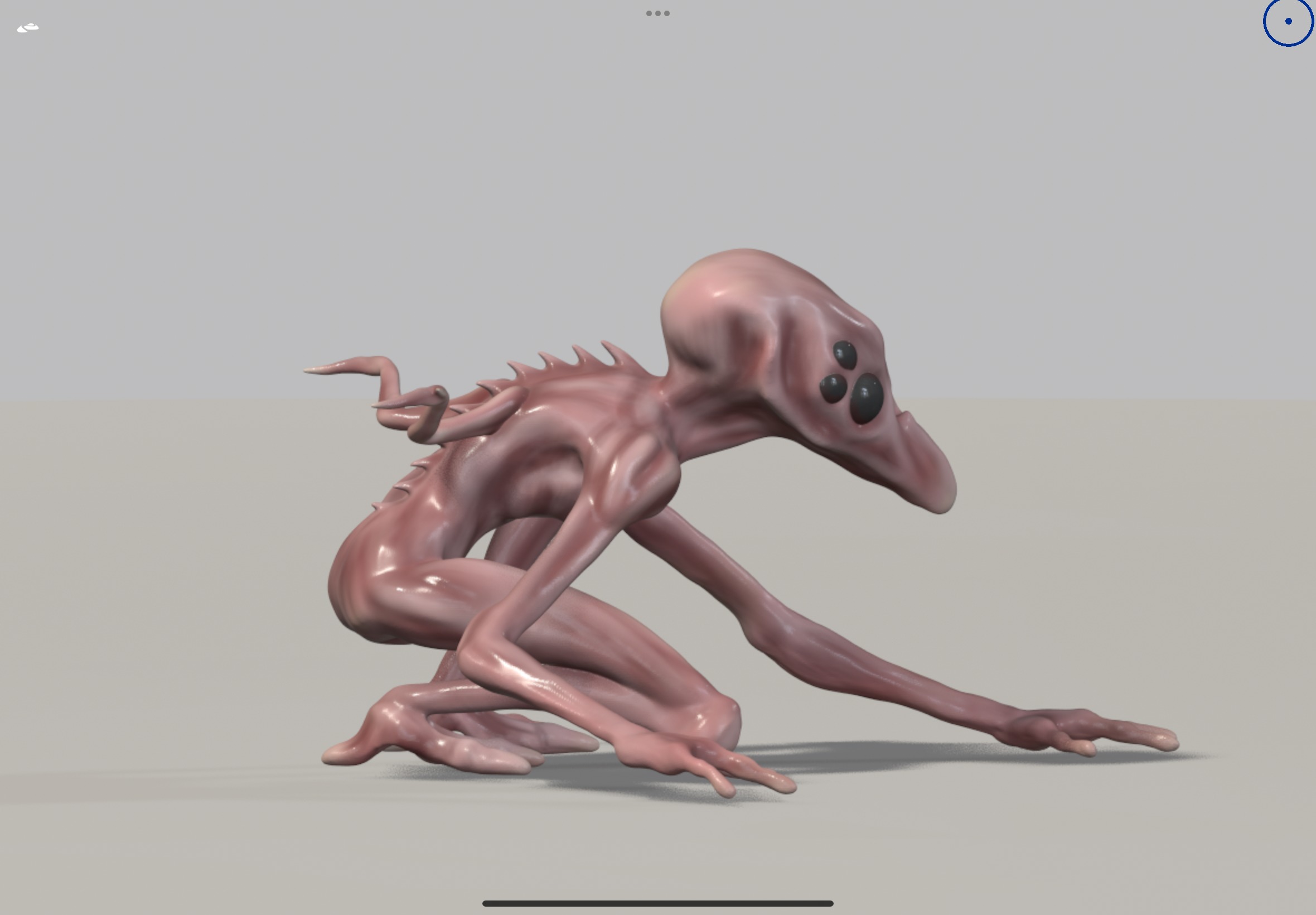 The hybrid creature 3D print model_5