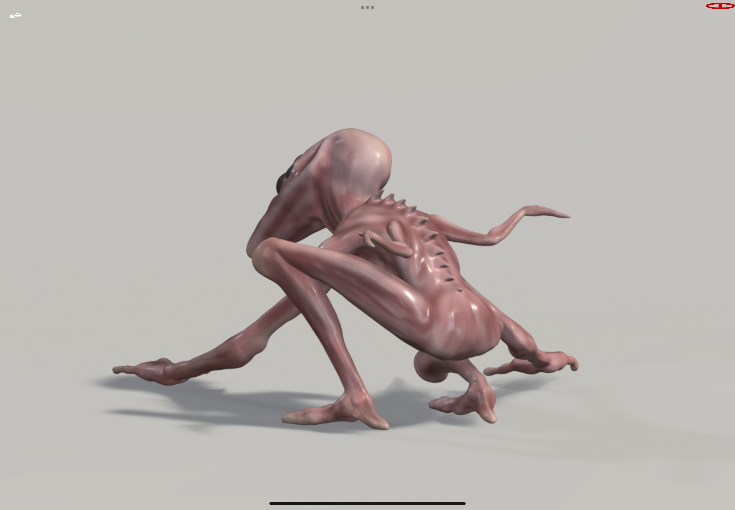 The hybrid creature 3D print model_3