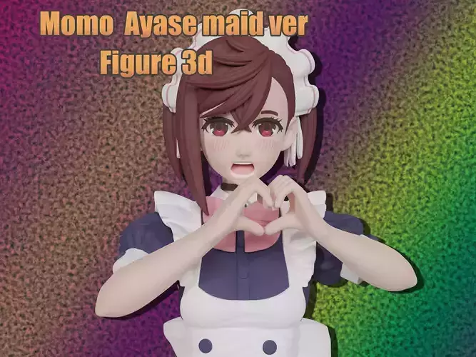 Momo Ayase maid ver figure 3d 3D print model