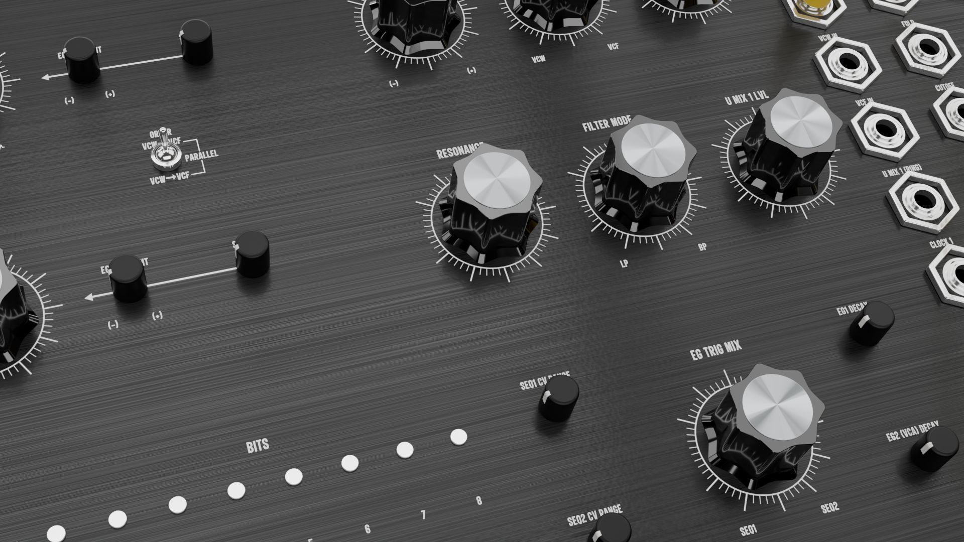 Moog Labyrinth Parallel Generative Analog Synthesizer  3D model_7