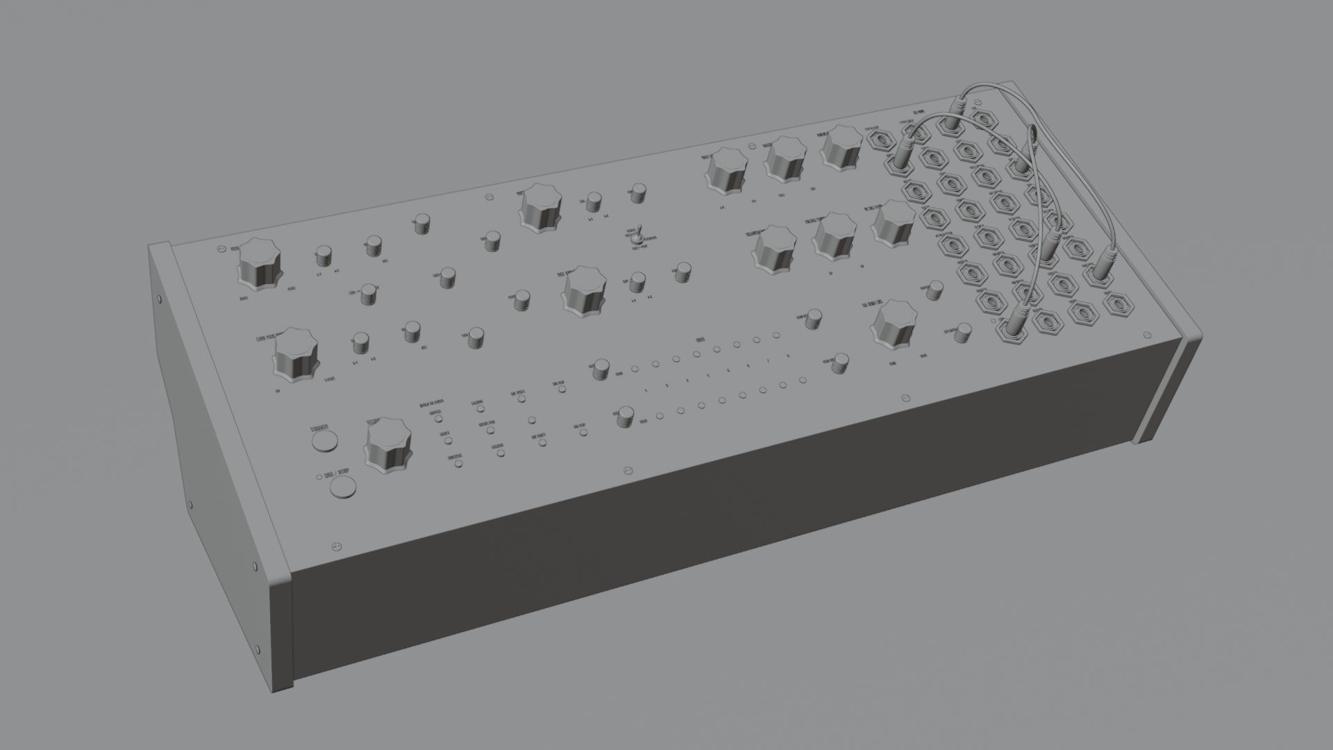 Moog Labyrinth Parallel Generative Analog Synthesizer  3D model_9
