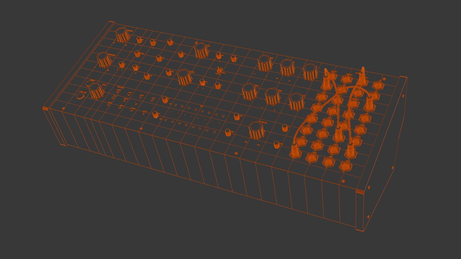Moog Labyrinth Parallel Generative Analog Synthesizer  3D model_8
