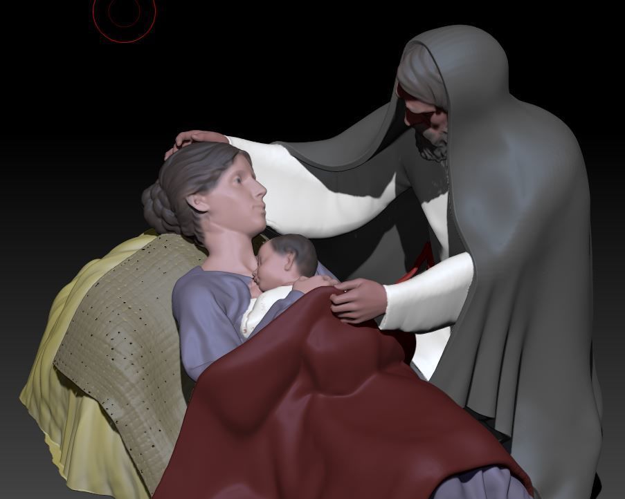 nativity 1 3D print model_3