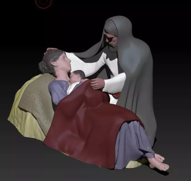 nativity 1 3D print model_0