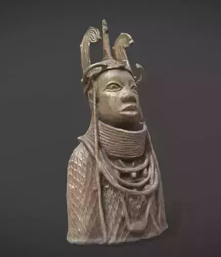 Oba Eweka II Bronze Bust