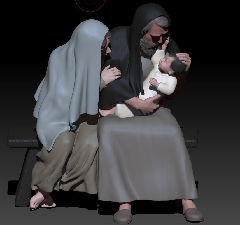 nativity 2 3D print model_1