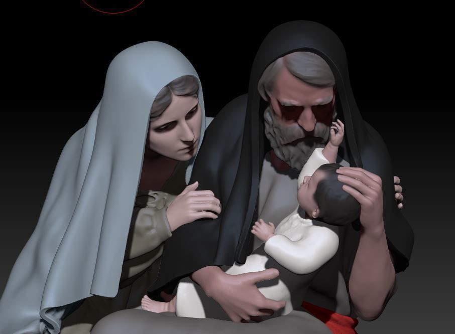 nativity 2 3D print model_3