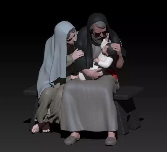 nativity 2 3D print model_0