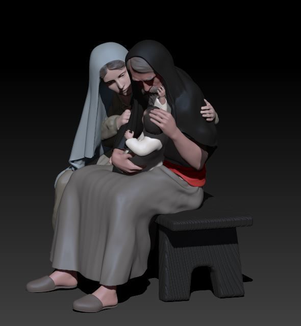 nativity 2 3D print model_2