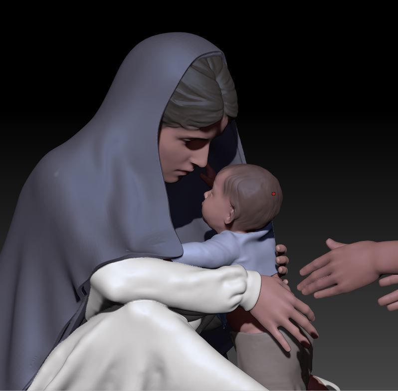 nativity 3 3D print model_2