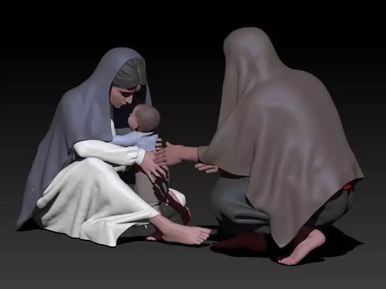 nativity 3 3D print model_0
