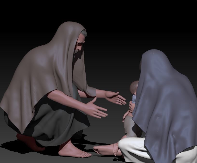 nativity 3 3D print model_3