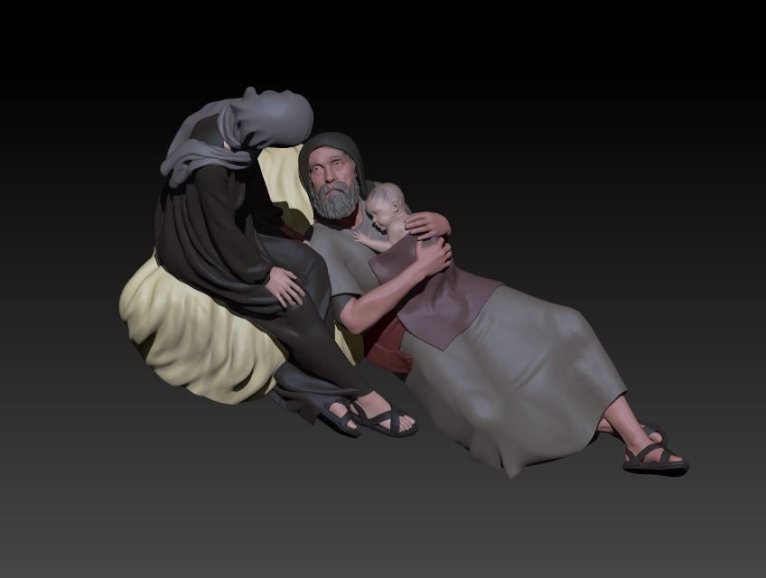 nativity 4 3D print model_2