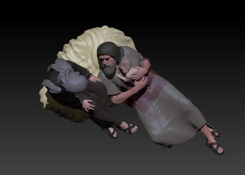 nativity 4 3D print model_3