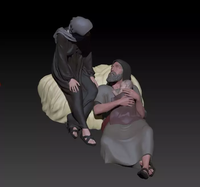 nativity 4 3D print model_0