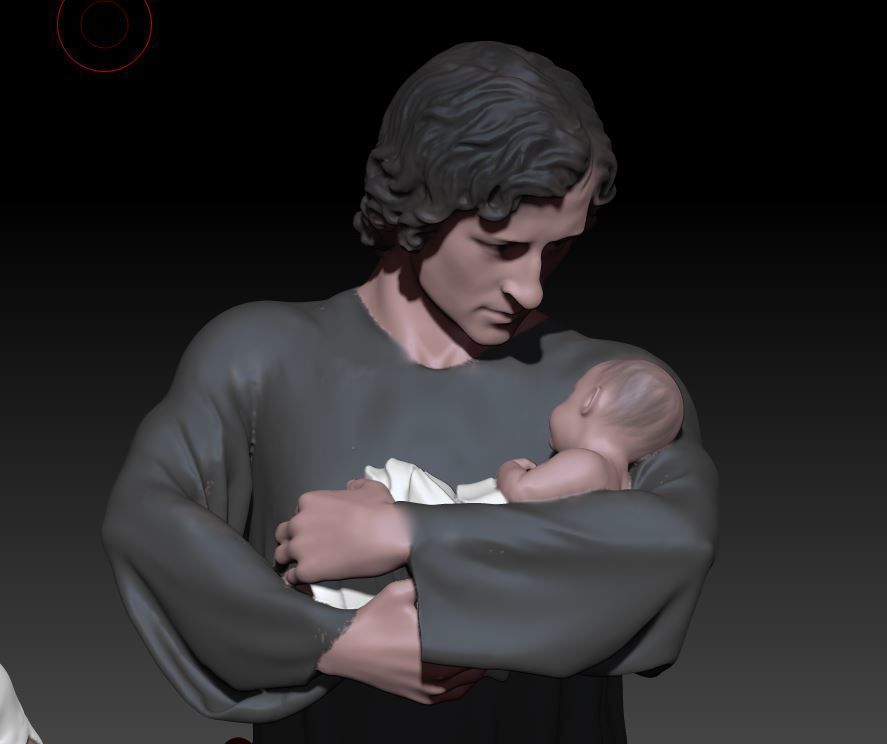 nativity 6 3D print model_3