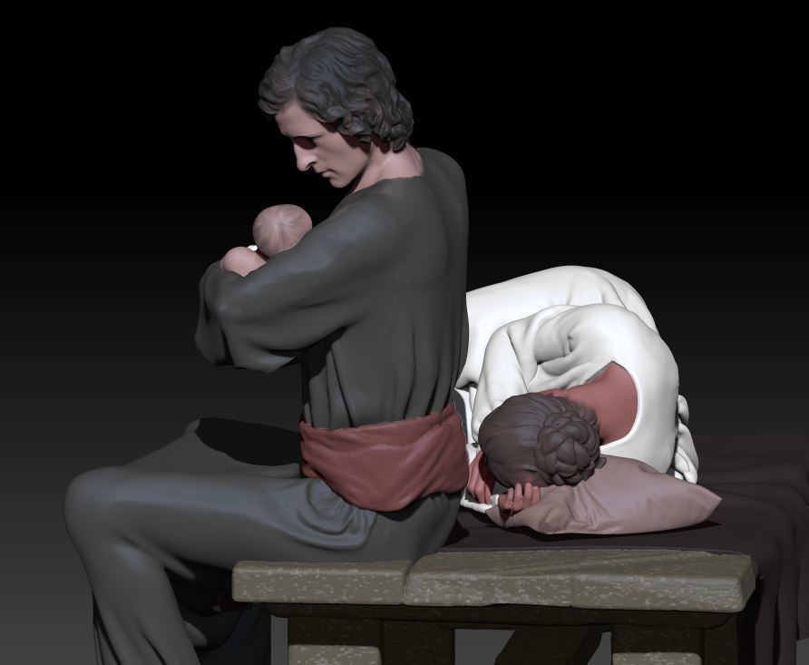 nativity 6 3D print model_4