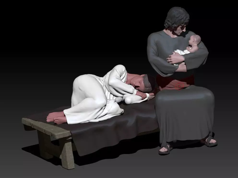 nativity 6 3D print model_0