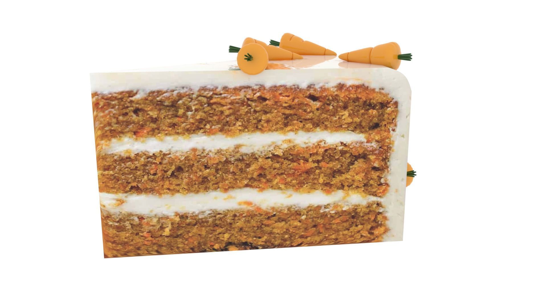 Carrot Cake 3D model_9