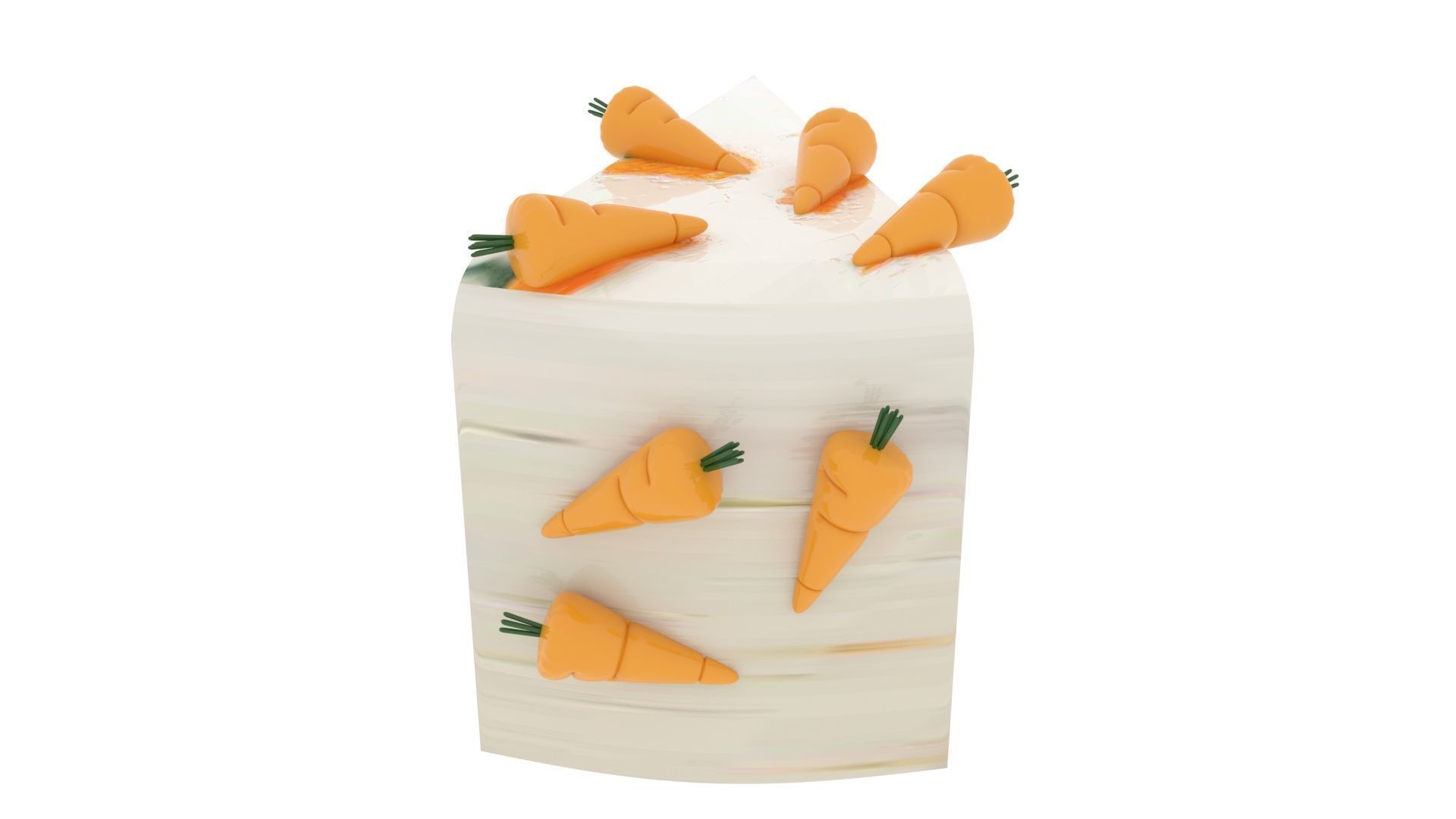 Carrot Cake 3D model_10