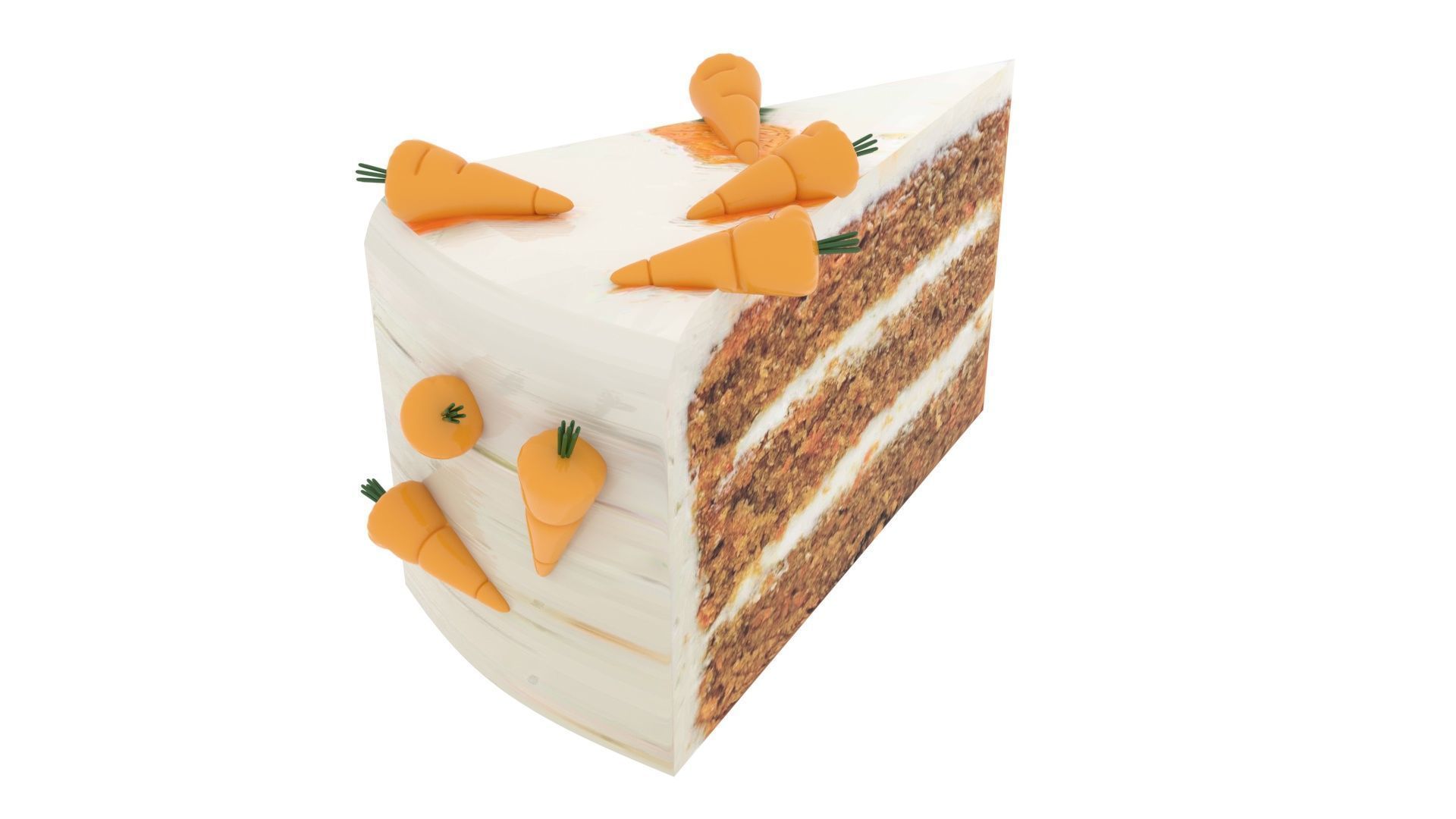 Carrot Cake 3D model_12