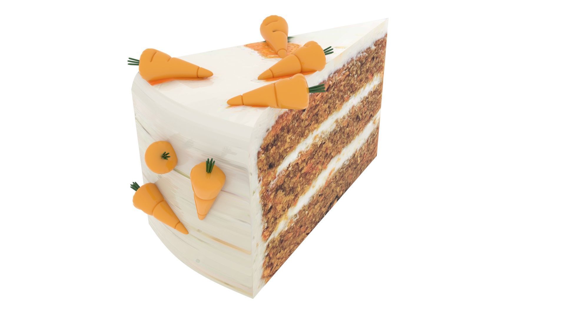 Carrot Cake 3D model_7