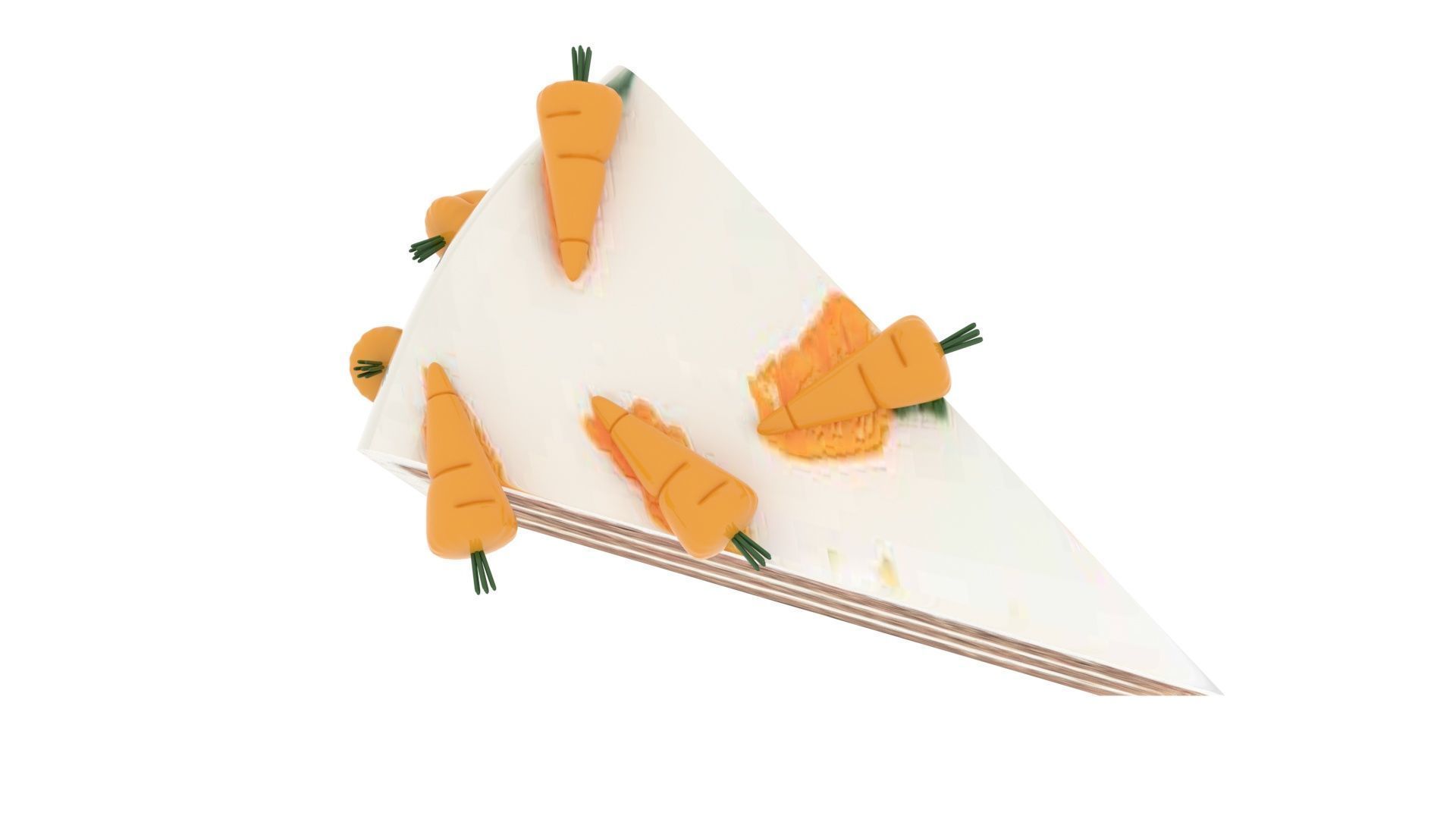 Carrot Cake 3D model_8