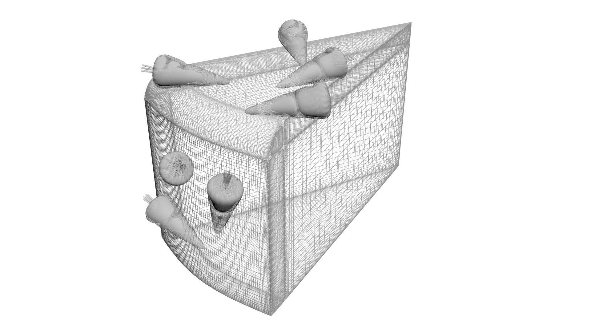 Carrot Cake 3D model_24