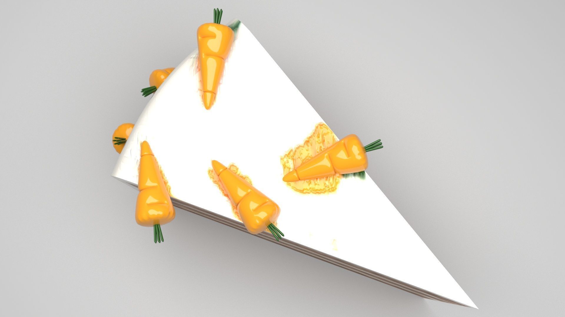 Carrot Cake 3D model_1