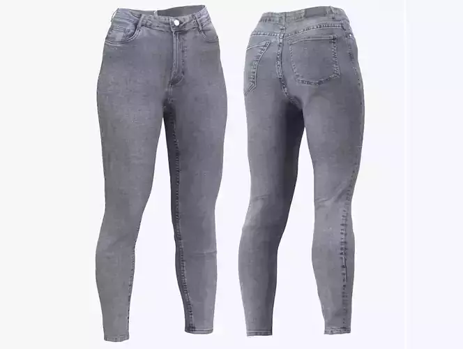 Jeans 125 - All MH Bodies - UE5 Skeletons - Rigged