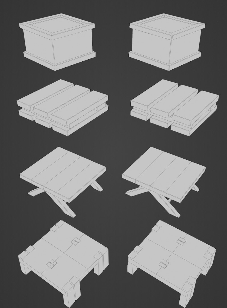 game assets Low-poly 3D model_2
