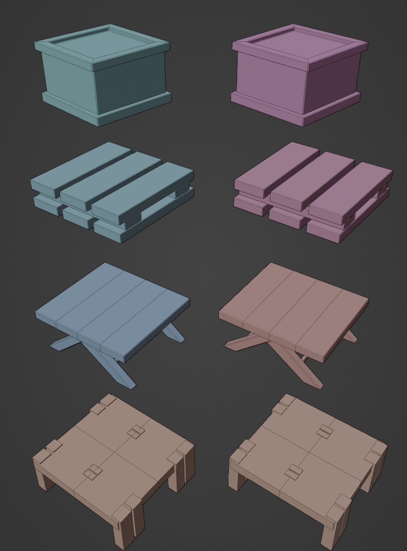 game assets Low-poly 3D model_3