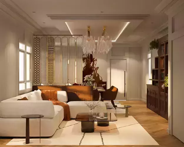 Dining-Living Room Design