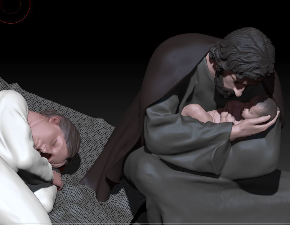 nativity 7 3D print model_3