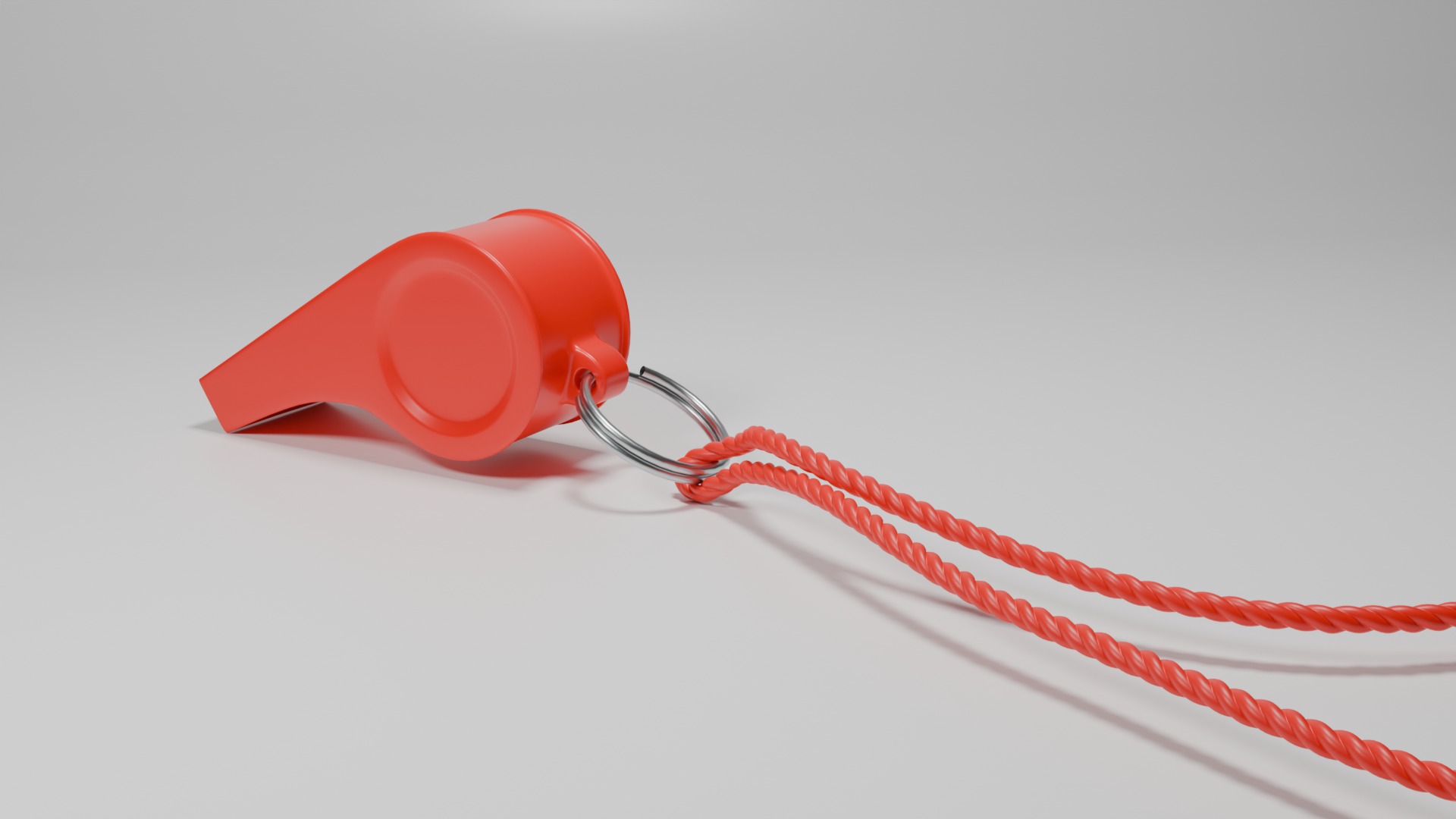 whistle Low-poly 3D model_1