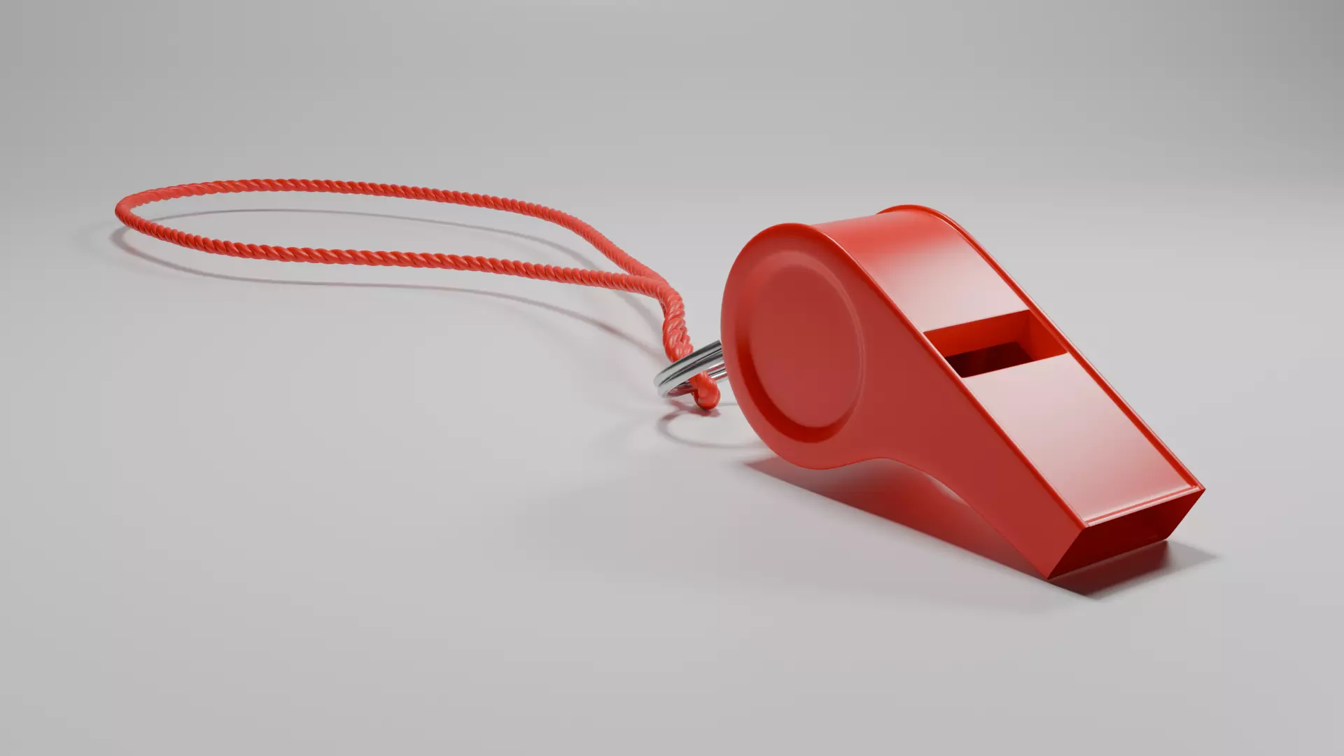 whistle Low-poly 3D model_0