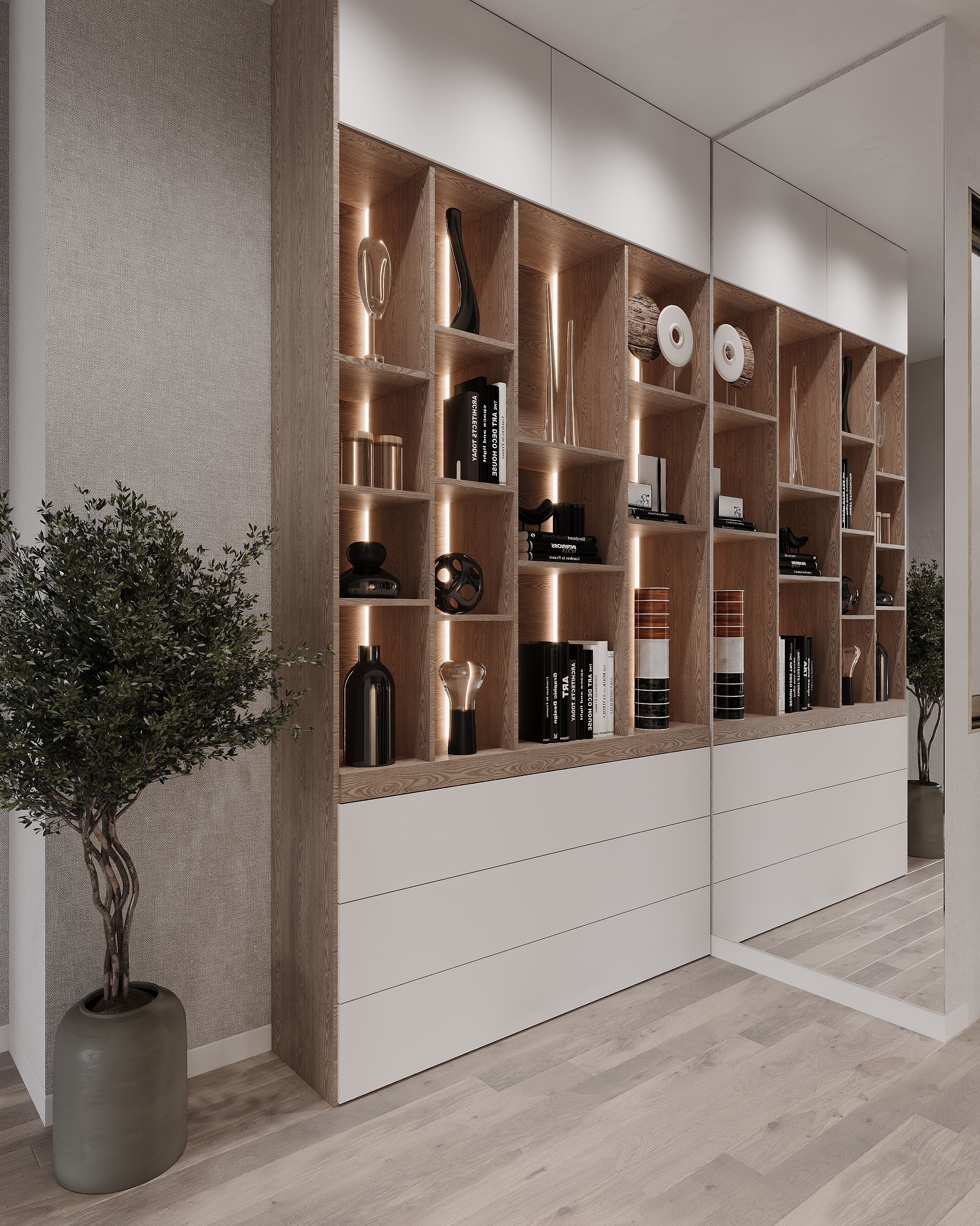 Corona Render Interior Wardrobe Modern Design 3D model Free 3D model_3